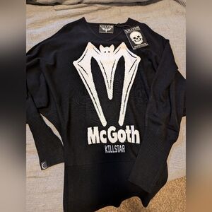 Killstar McGoth Black Sweater Dress